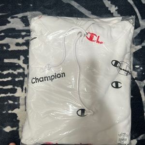 Champion multi logo hoodie